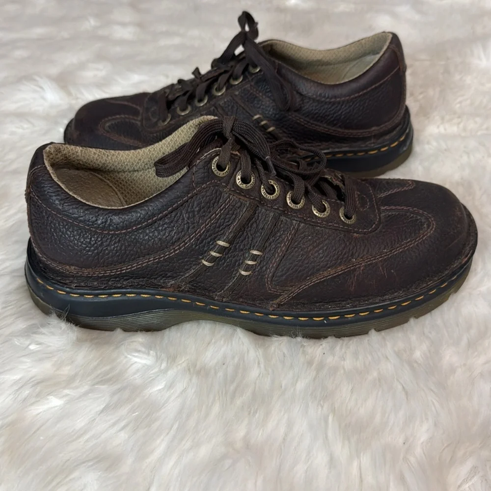 Dr. Martens Dawes Oxford Shoes Lace Up Leather Brown Men Size 9